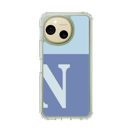 スリムプロテクションケース［ オリジナル - initial two tone - N blue ］