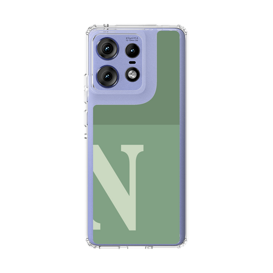 スリムプロテクションケース［ オリジナル - initial two tone - N green ］
