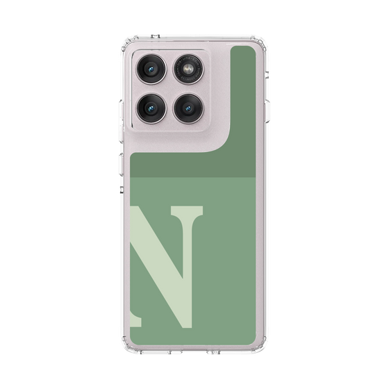 スリムプロテクションケース［ オリジナル - initial two tone - N green ］