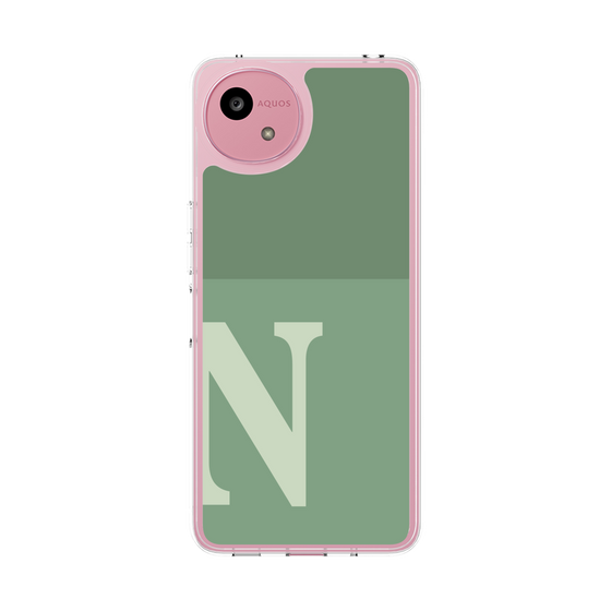 スリムプロテクションケース［ オリジナル - initial two tone - N green ］