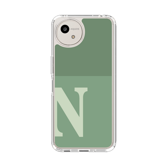 スリムプロテクションケース［ オリジナル - initial two tone - N green ］