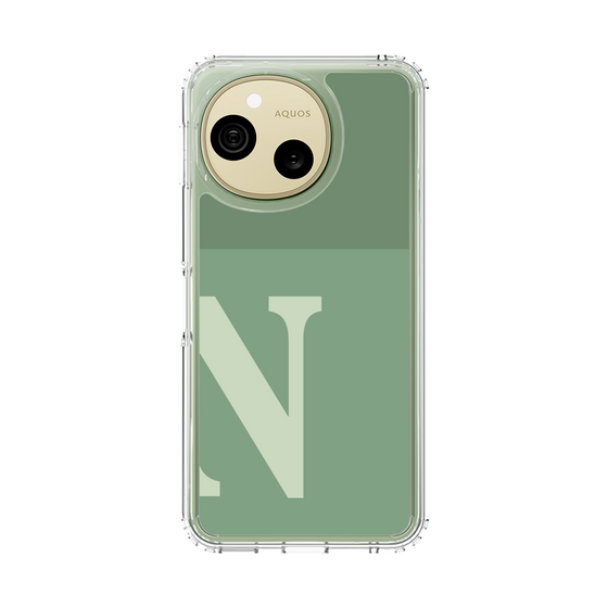 スリムプロテクションケース［ オリジナル - initial two tone - N green ］