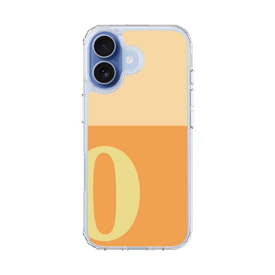 スリムプロテクションケース［ オリジナル - initial two tone - O orange ］