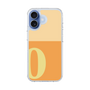 スリムプロテクションケース［ オリジナル - initial two tone - O orange ］