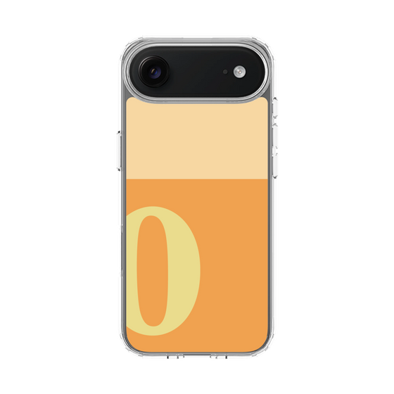 スリムプロテクションケース［ オリジナル - initial two tone - O orange ］
