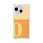 スリムプロテクションケース［ オリジナル - initial two tone - O orange ］