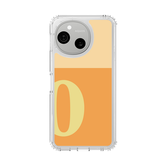 スリムプロテクションケース［ オリジナル - initial two tone - O orange ］