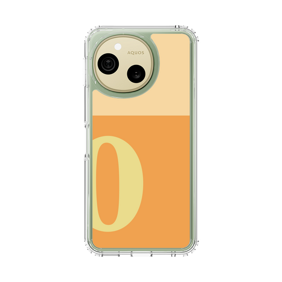 スリムプロテクションケース［ オリジナル - initial two tone - O orange ］