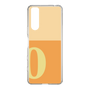スリムプロテクションケース［ オリジナル - initial two tone - O orange ］