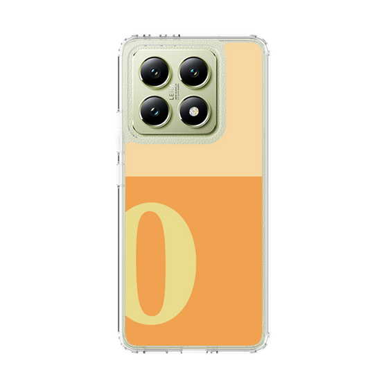 スリムプロテクションケース［ オリジナル - initial two tone - O orange ］