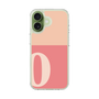 スリムプロテクションケース［ オリジナル - initial two tone - O pink ］