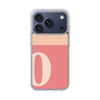 スリムプロテクションケース［ オリジナル - initial two tone - O pink ］