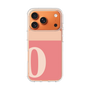 スリムプロテクションケース［ オリジナル - initial two tone - O pink ］