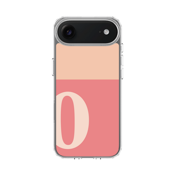スリムプロテクションケース［ オリジナル - initial two tone - O pink ］