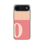スリムプロテクションケース［ オリジナル - initial two tone - O pink ］