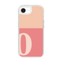 スリムプロテクションケース［ オリジナル - initial two tone - O pink ］