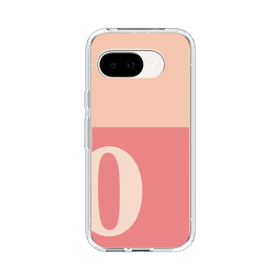 スリムプロテクションケース［ オリジナル - initial two tone - O pink ］
