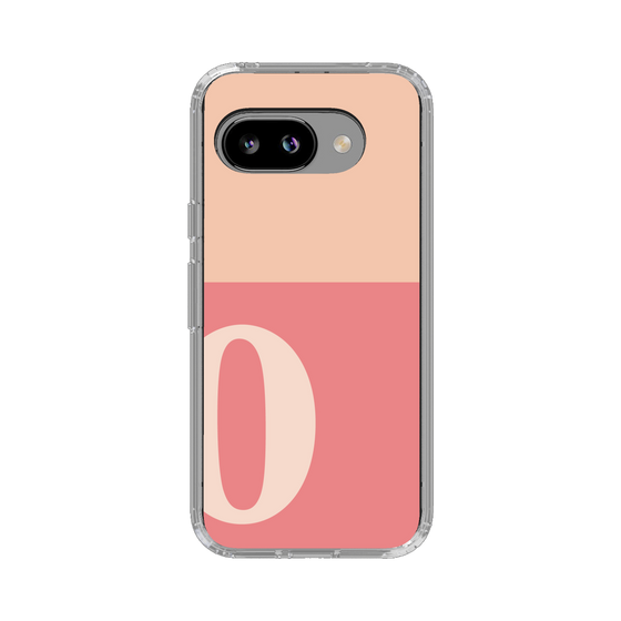 スリムプロテクションケース［ オリジナル - initial two tone - O pink ］