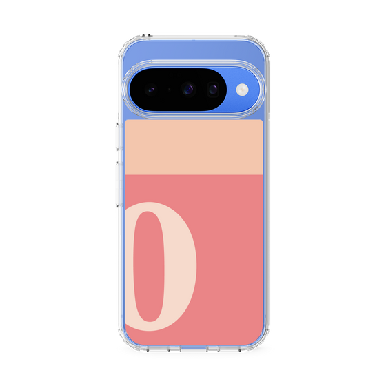 スリムプロテクションケース［ オリジナル - initial two tone - O pink ］