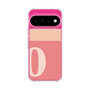 スリムプロテクションケース［ オリジナル - initial two tone - O pink ］
