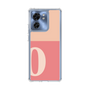 スリムプロテクションケース［ オリジナル - initial two tone - O pink ］