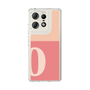 スリムプロテクションケース［ オリジナル - initial two tone - O pink ］