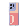 スリムプロテクションケース［ オリジナル - initial two tone - O pink ］