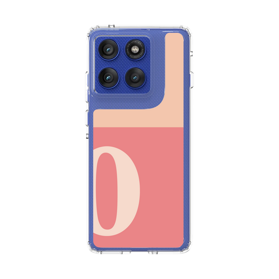 スリムプロテクションケース［ オリジナル - initial two tone - O pink ］