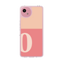 スリムプロテクションケース［ オリジナル - initial two tone - O pink ］