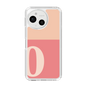 スリムプロテクションケース［ オリジナル - initial two tone - O pink ］