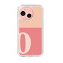 スリムプロテクションケース［ オリジナル - initial two tone - O pink ］