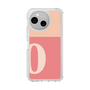 スリムプロテクションケース［ オリジナル - initial two tone - O pink ］