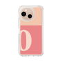 スリムプロテクションケース［ オリジナル - initial two tone - O pink ］