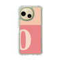 スリムプロテクションケース［ オリジナル - initial two tone - O pink ］