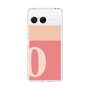 スリムプロテクションケース［ オリジナル - initial two tone - O pink ］