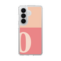 スリムプロテクションケース［ オリジナル - initial two tone - O pink ］