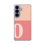 スリムプロテクションケース［ オリジナル - initial two tone - O pink ］