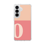 スリムプロテクションケース［ オリジナル - initial two tone - O pink ］