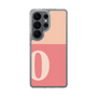 スリムプロテクションケース［ オリジナル - initial two tone - O pink ］