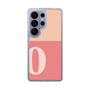 スリムプロテクションケース［ オリジナル - initial two tone - O pink ］