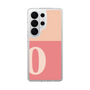 スリムプロテクションケース［ オリジナル - initial two tone - O pink ］