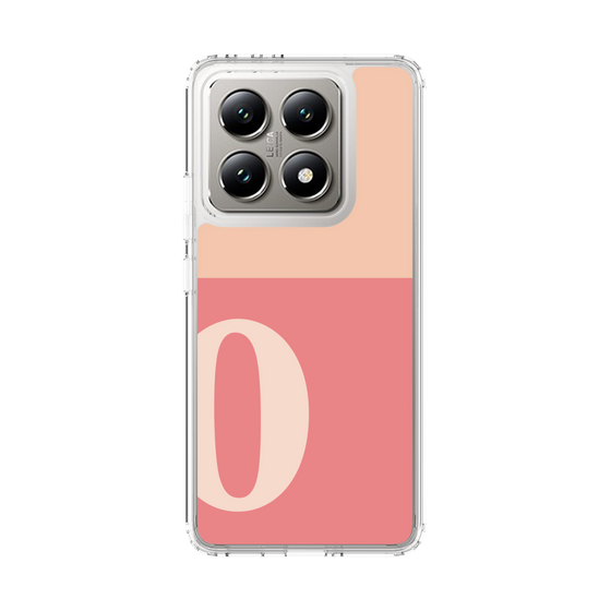 スリムプロテクションケース［ オリジナル - initial two tone - O pink ］