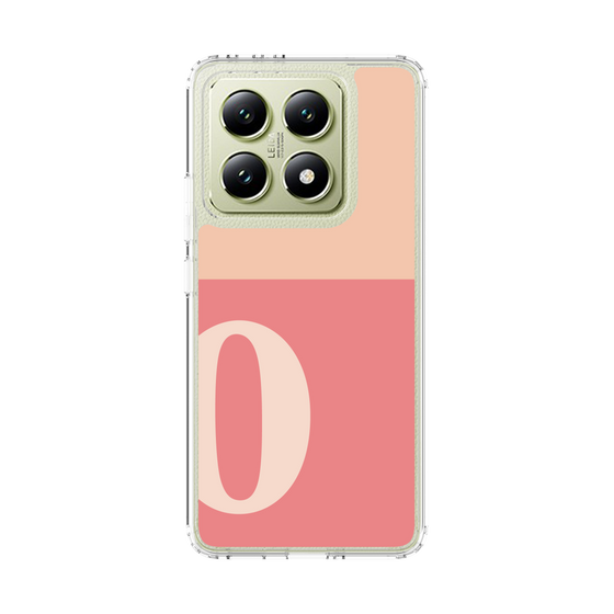 スリムプロテクションケース［ オリジナル - initial two tone - O pink ］