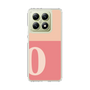 スリムプロテクションケース［ オリジナル - initial two tone - O pink ］