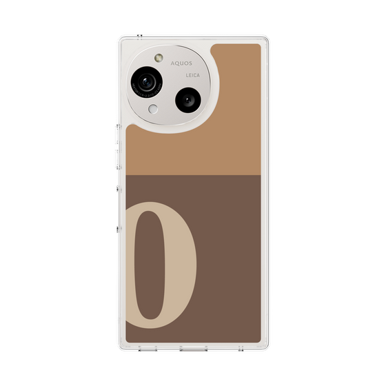 スリムプロテクションケース［ オリジナル - initial two tone - O brown ］