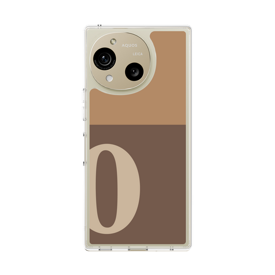 スリムプロテクションケース［ オリジナル - initial two tone - O brown ］
