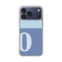 スリムプロテクションケース［ オリジナル - initial two tone - O blue ］