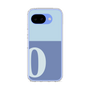 スリムプロテクションケース［ オリジナル - initial two tone - O blue ］