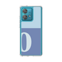 スリムプロテクションケース［ オリジナル - initial two tone - O blue ］