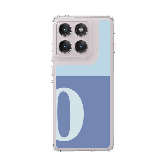 スリムプロテクションケース［ オリジナル - initial two tone - O blue ］